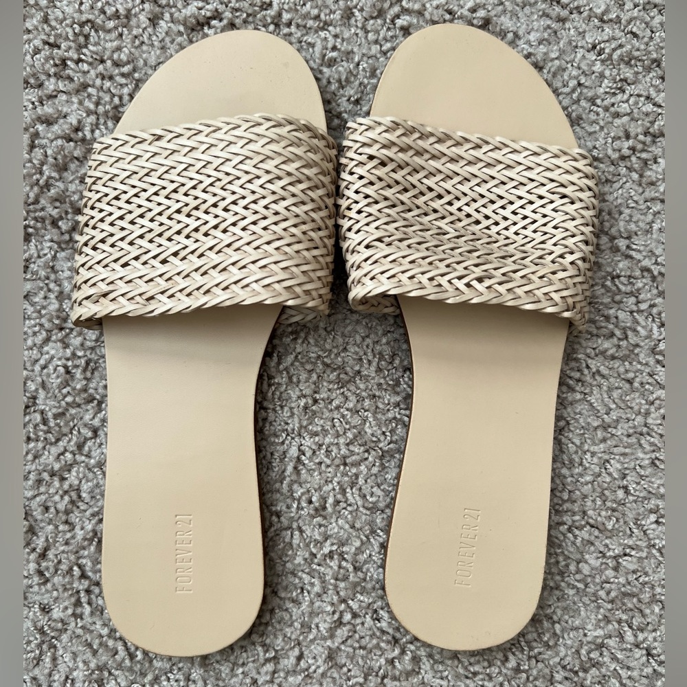 Forever 21 weaved slip ons